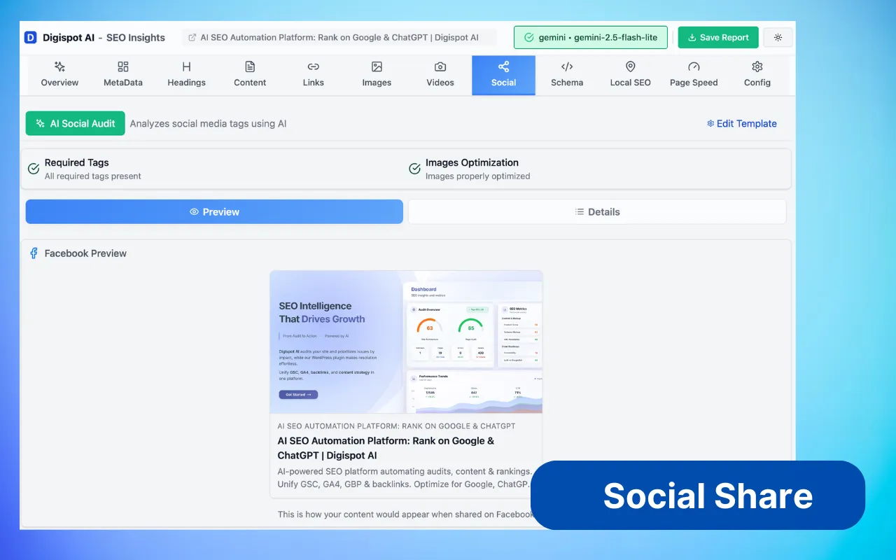 Social Optimization